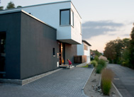 Neubau eines Einfamilienhauses mit Carport